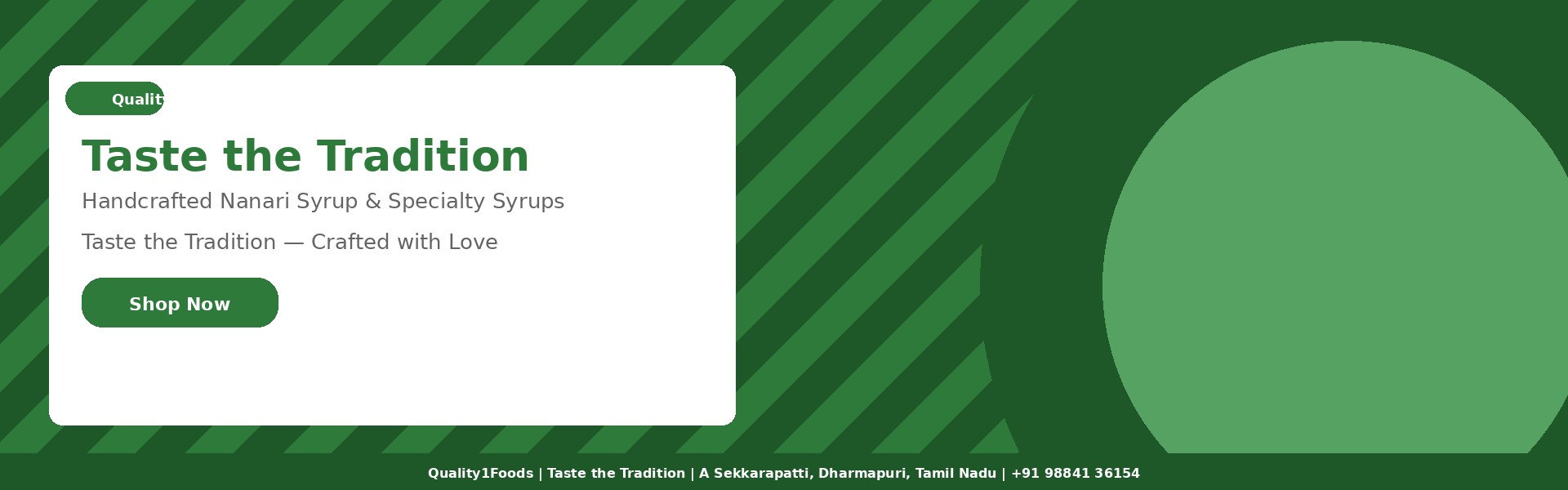 Nanari Syrup — Taste the Tradition